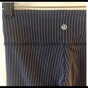 Lululemon navy stripe leggings